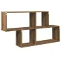 Estante de pared madera ingeniería roble artisian 100x18x53 cm de , Estantes y estanterías - Ref: Foro24-856593, Precio: 38,4...