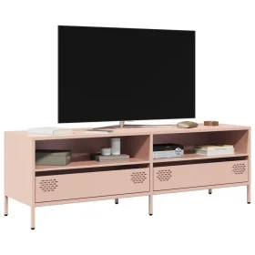 Mueble para TV acero laminado en frío rosa 135x39x43,5 cm von , TV-Möbel - Ref: Foro24-851335, Preis: 132,83 €, Rabatt: %