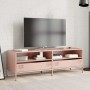 Mueble para TV acero laminado en frío rosa 135x39x43,5 cm de , Muebles TV - Ref: Foro24-851335, Precio: 134,56 €, Descuento: %