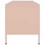 Mueble para TV acero laminado en frío rosa 135x39x43,5 cm de , Muebles TV - Ref: Foro24-851335, Precio: 134,56 €, Descuento: %