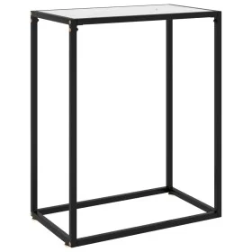 White tempered glass console table 60x35x75 cm by vidaXL, Side tables - Ref: Foro24-322805, Price: 54,92 €, Discount: %