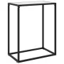 Weißer Konsolentisch aus gehärtetem Glas, 60 x 35 x 75 cm von vidaXL, Seitentische - Ref: Foro24-322805, Preis: 54,91 €, Raba...