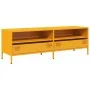 Mueble para TV acero laminado en frío amarillo 135x39x43,5 cm by , TV Furniture - Ref: Foro24-851337, Price: 133,46 €, Discou...