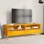 Mueble para TV acero laminado en frío amarillo 135x39x43,5 cm by , TV Furniture - Ref: Foro24-851337, Price: 133,46 €, Discou...