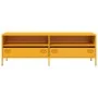 Mueble para TV acero laminado en frío amarillo 135x39x43,5 cm by , TV Furniture - Ref: Foro24-851337, Price: 133,46 €, Discou...