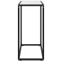 Weißer Konsolentisch aus gehärtetem Glas, 60 x 35 x 75 cm von vidaXL, Seitentische - Ref: Foro24-322805, Preis: 54,91 €, Raba...