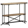 Mesa consola madera maciza de mango rugosa 110x42x76 cm de , Mesas auxiliares - Ref: Foro24-4013500, Precio: 98,06 €, Descuen...