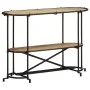 Mesa consola madera maciza de mango rugosa 110x42x76 cm by , Side tables - Ref: Foro24-4013500, Price: 115,81 €, Discount: %