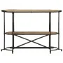 Mesa consola madera maciza de mango rugosa 110x42x76 cm by , Side tables - Ref: Foro24-4013500, Price: 115,81 €, Discount: %
