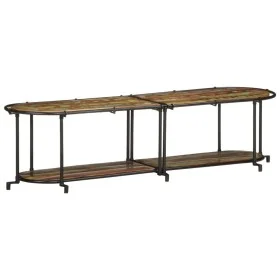 Mueble de TV madera maciza reciclada 160x42x40 cm by , CD and DVD storage - Ref: Foro24-4013493, Price: 116,55 €, Discount: %