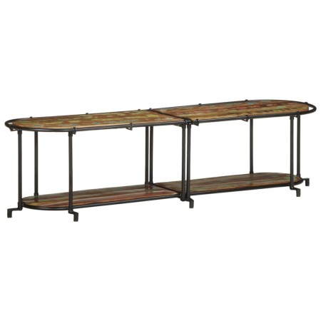 Mueble de TV madera maciza reciclada 160x42x40 cm de , Almacenamiento para CD y DVD - Ref: Foro24-4013493, Precio: 99,92 €, D...