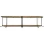 Mueble de TV madera maciza reciclada 160x42x40 cm by , CD and DVD storage - Ref: Foro24-4013493, Price: 116,55 €, Discount: %