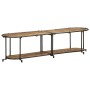 Mueble de TV madera maciza de mango rugosa 160x42x40 cm de , Almacenamiento para CD y DVD - Ref: Foro24-4013491, Precio: 98,4...