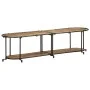 Mueble de TV madera maciza de mango rugosa 160x42x40 cm von , CD- und DVD-Speicher - Ref: Foro24-4013491, Preis: 114,83 €, Ra...