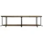 Mueble de TV madera maciza de mango rugosa 160x42x40 cm von , CD- und DVD-Speicher - Ref: Foro24-4013491, Preis: 114,83 €, Ra...