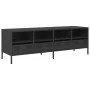 Mueble para TV acero laminado en frío negro 135x39x43,5 cm by , TV Furniture - Ref: Foro24-851328, Price: 110,72 €, Discount: %