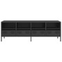 Mueble para TV acero laminado en frío negro 135x39x43,5 cm von , TV-Möbel - Ref: Foro24-851328, Preis: 111,72 €, Rabatt: %