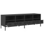 Mueble para TV acero laminado en frío negro 135x39x43,5 cm von , TV-Möbel - Ref: Foro24-851328, Preis: 111,72 €, Rabatt: %