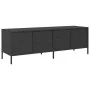 Mueble para TV acero laminado en frío negro 135x39x43,5 cm by , TV Furniture - Ref: Foro24-851328, Price: 110,72 €, Discount: %