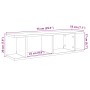 Estantes pared 2 uds madera ingeniería envejecida 75x18x20 cm von , Regale und Regale - Ref: Foro24-856598, Preis: 32,67 €, R...