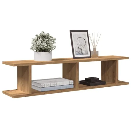 Estantes pared 2uds madera ingeniería roble artisian 90x18x20cm von , Regale und Regale - Ref: Foro24-856601, Preis: 38,94 €,...