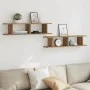 Estantes pared 2uds madera ingeniería roble artisian 90x18x20cm von , Regale und Regale - Ref: Foro24-856601, Preis: 38,94 €,...
