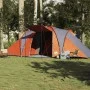 Tienda familiar con cúpula impermeable 6 personas gris naranja by , tents - Ref: Foro24-4009388, Price: 254,44 €, Discount: %