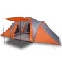 Tienda familiar con cúpula impermeable 6 personas gris naranja by , tents - Ref: Foro24-4009388, Price: 254,44 €, Discount: %