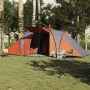 Tienda familiar con cúpula impermeable 6 personas gris naranja by , tents - Ref: Foro24-4009388, Price: 254,44 €, Discount: %