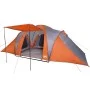 Tienda familiar con cúpula impermeable 6 personas gris naranja by , tents - Ref: Foro24-4009388, Price: 254,44 €, Discount: %