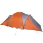 Tienda familiar con cúpula impermeable 6 personas gris naranja by , tents - Ref: Foro24-4009388, Price: 254,44 €, Discount: %