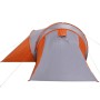 Tienda familiar con cúpula impermeable 6 personas gris naranja by , tents - Ref: Foro24-4009388, Price: 259,59 €, Discount: %