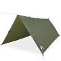 Lona de camping impermeable verde oliva 366x306 cm de , Tiendas de campaña - Ref: Foro24-4009594, Precio: 34,27 €, Descuento: %