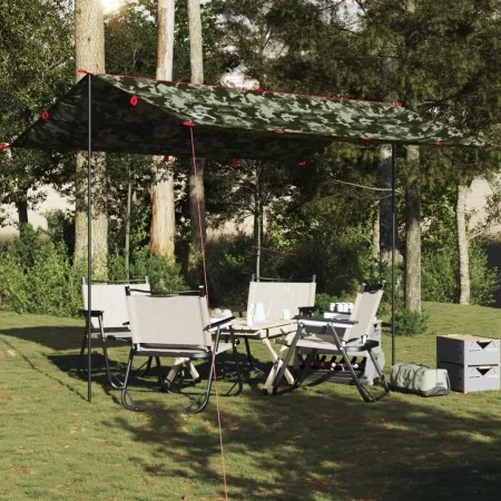 Lona de camping impermeable camuflaje 366x306 cm by , tents - Ref: Foro24-4009596, Price: 43,16 €, Discount: %