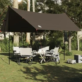 Lona de camping impermeable marrón 462x306x211 cm by , tents - Ref: Foro24-4009610, Price: 55,94 €, Discount: %