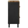 Aparador de madera maciza de mango rugosa 60x33,5x75 cm by , CD and DVD storage - Ref: Foro24-4018654, Price: 121,57 €, Disco...