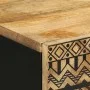 Aparador de madera maciza de mango rugosa 60x33,5x75 cm by , CD and DVD storage - Ref: Foro24-4018654, Price: 121,57 €, Disco...