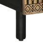 Mesa de centro madera maciza de mango rugosa negro 100x54x40 cm de , Mesas de centro - Ref: Foro24-4018640, Precio: 98,74 €, ...