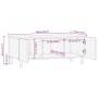 Mesa de centro madera maciza de mango rugosa negro 100x54x40 cm de , Mesas de centro - Ref: Foro24-4018640, Precio: 121,51 €