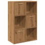 Estantería de madera de ingeniería roble artisan 60,5x30x90 cm von , Bücherregale und Regale - Ref: Foro24-855971, Preis: 103...