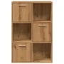Estantería de madera de ingeniería roble artisan 60,5x30x90 cm de , Librerías y estanterías - Ref: Foro24-855971, Precio: 100...