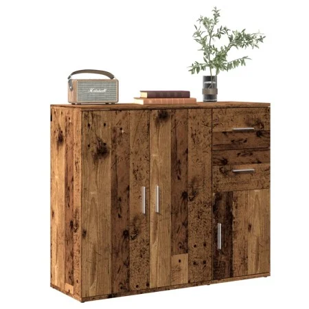 Aparador de madera de ingeniería envejecida 91x29,5x75 cm by , Sideboards - Ref: Foro24-855906, Price: 92,78 €, Discount: %
