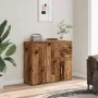 Aparador de madera de ingeniería envejecida 91x29,5x75 cm by , Sideboards - Ref: Foro24-855906, Price: 92,78 €, Discount: %