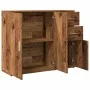 Aparador de madera de ingeniería envejecida 91x29,5x75 cm by , Sideboards - Ref: Foro24-855906, Price: 92,78 €, Discount: %