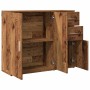 Aparador de madera de ingeniería envejecida 91x29,5x75 cm by , Sideboards - Ref: Foro24-855906, Price: 94,80 €, Discount: %