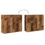 Aparador de madera de ingeniería envejecida 91x29,5x75 cm by , Sideboards - Ref: Foro24-855906, Price: 92,78 €, Discount: %