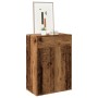 Mueble zapatero madera de ingeniería envejecida 60x35x84 cm by , Shoe racks and shoe organizers - Ref: Foro24-855952, Price: ...