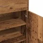 Mueble zapatero madera de ingeniería envejecida 60x35x84 cm by , Shoe racks and shoe organizers - Ref: Foro24-855952, Price: ...