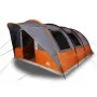 Tienda de campaña con túnel 5 personas impermeable gris naranja by , tents - Ref: Foro24-4009424, Price: 210,01 €, Discount: %