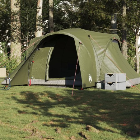 Tienda campaña familiar iglú 6 personas impermeable verde oliva by , tents - Ref: Foro24-4009464, Price: 120,21 €, Discount: %